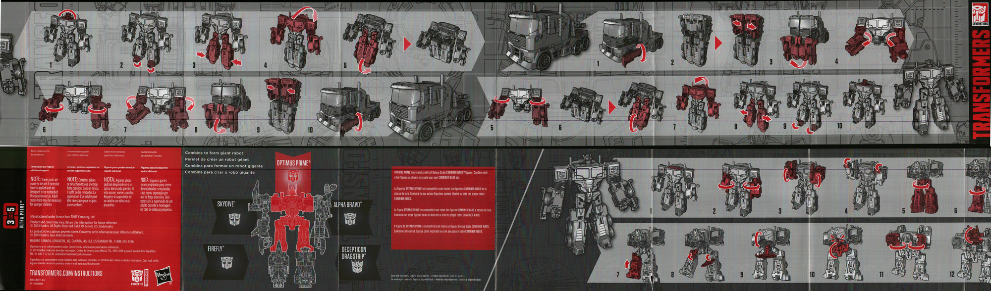 optimus prime hasbro toy instructions